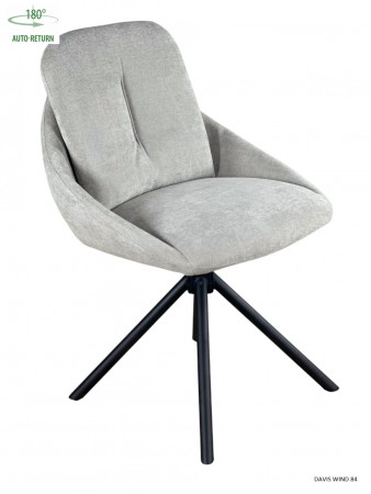 Стул обеденный с автоповоротом ISLA Perfect (серый/черный)