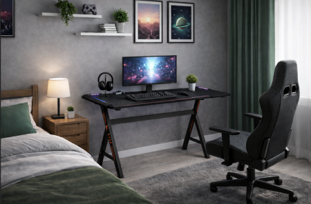 Стол геймерский BIO- Энерджи с подсветкой