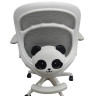 Кресло вращающееся детское с подставкой для ног Perfect KIDS PANDA серый