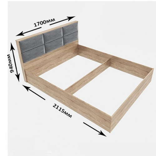Спальня (модульная) EVR- Лайт-1 дуб Сонома