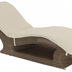 Шезлонг из техноротанга Alexander Rose TEA- SAN MARINO RAISED SUNBED (W/CUSHION)