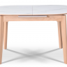 Стол обеденный раскладной CRV- Martin, Arctic ice ceramic top oak base,140 см