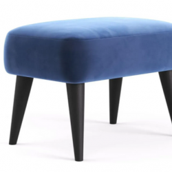 Пуф Mil- Lounge 60x35x42 см, Синий