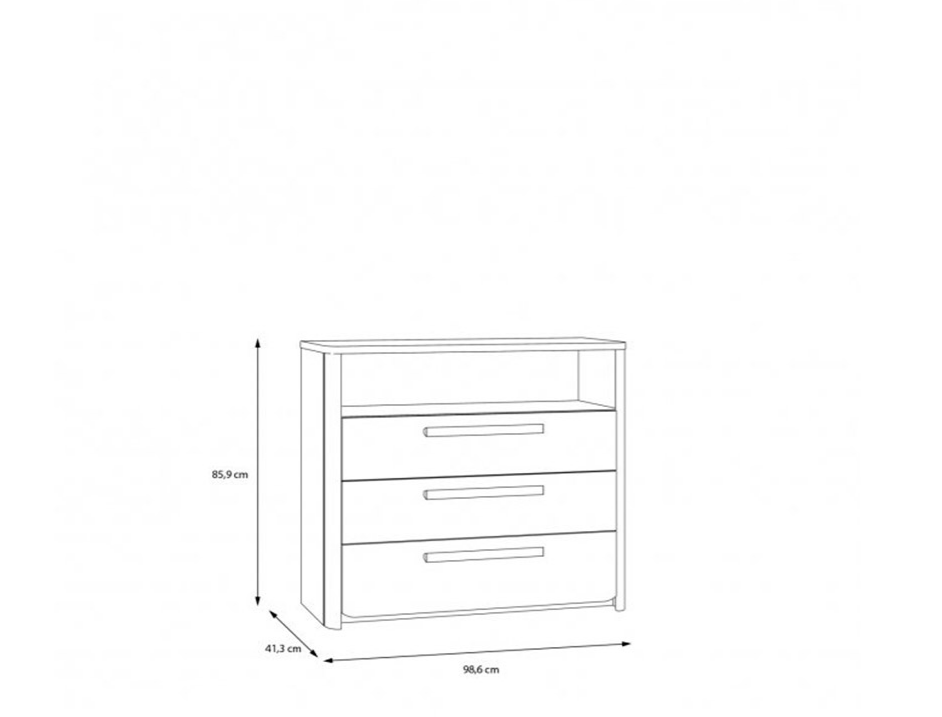 Комод PL- Forte Surfinio SFNK211