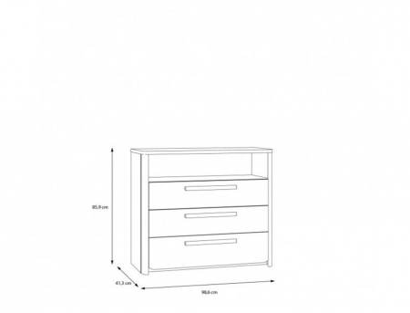 Комод PL- Forte Surfinio SFNK211