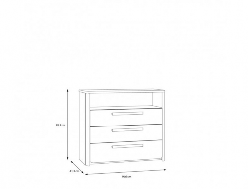 Комод PL- Forte Surfinio SFNK211