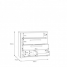 Комод PL- Forte Surfinio SFNK211