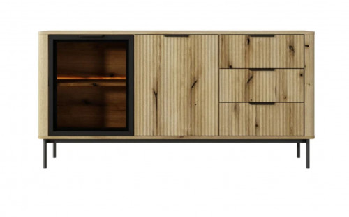 Комод с подсветкой Perfect Home Уилсон / Wilson 2-дверный с 3 ящиками 2D3S/163 Дуб эвок