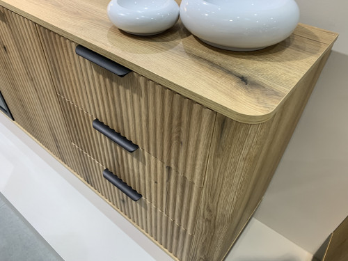 Комод с подсветкой Perfect Home Уилсон / Wilson 2-дверный с 3 ящиками 2D3S/163 Дуб эвок