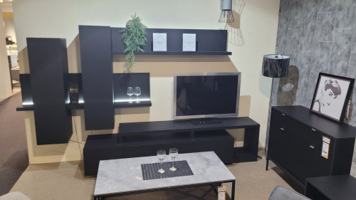 Стенка Helvetia BOTA (черный супермат)   