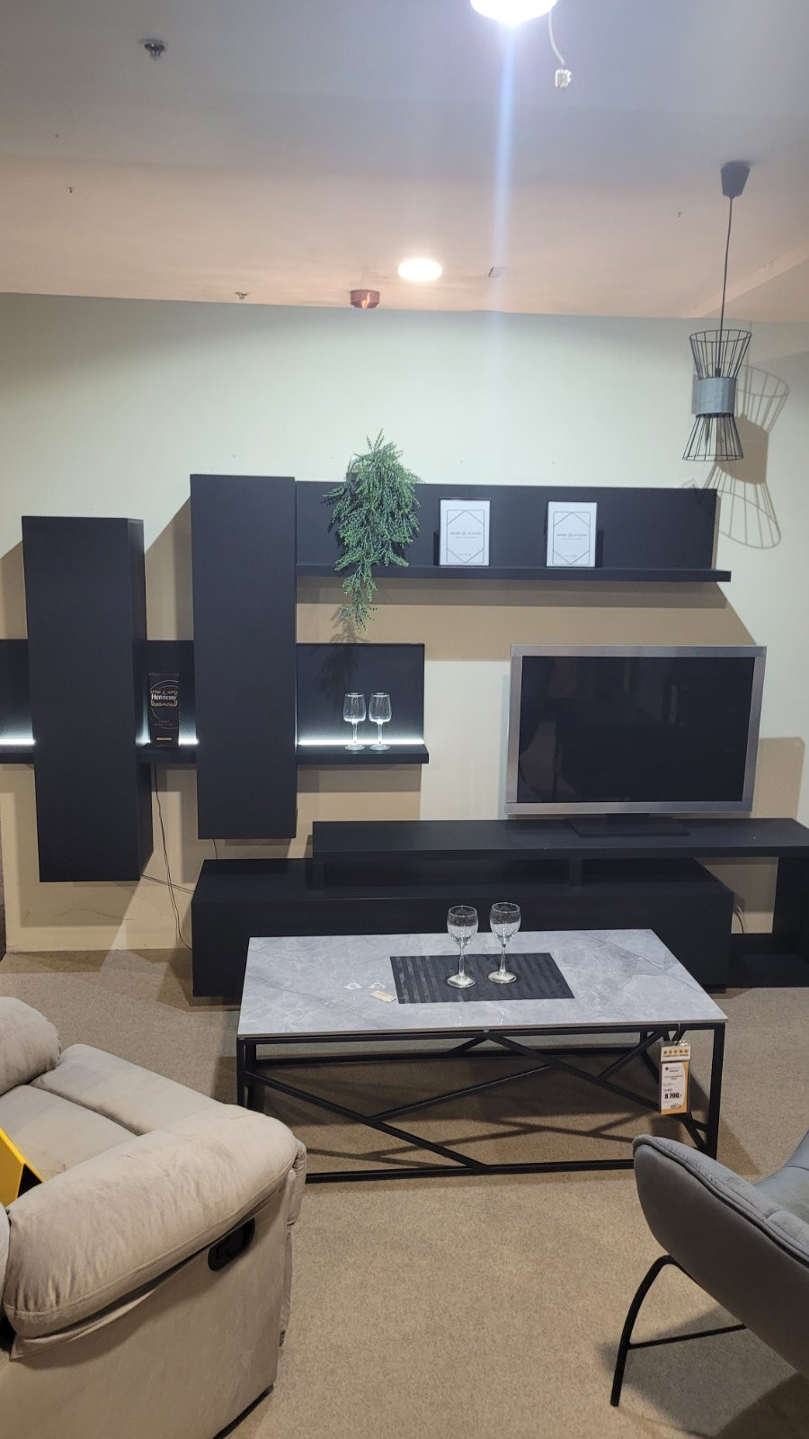 Стенка Helvetia BOTA (черный супермат)   