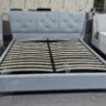 Кровать с подъемным газовым Avn- BIANCA 160 Light Blue