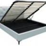 Кровать с подъемным газовым Avn- BIANCA 160 Light Blue