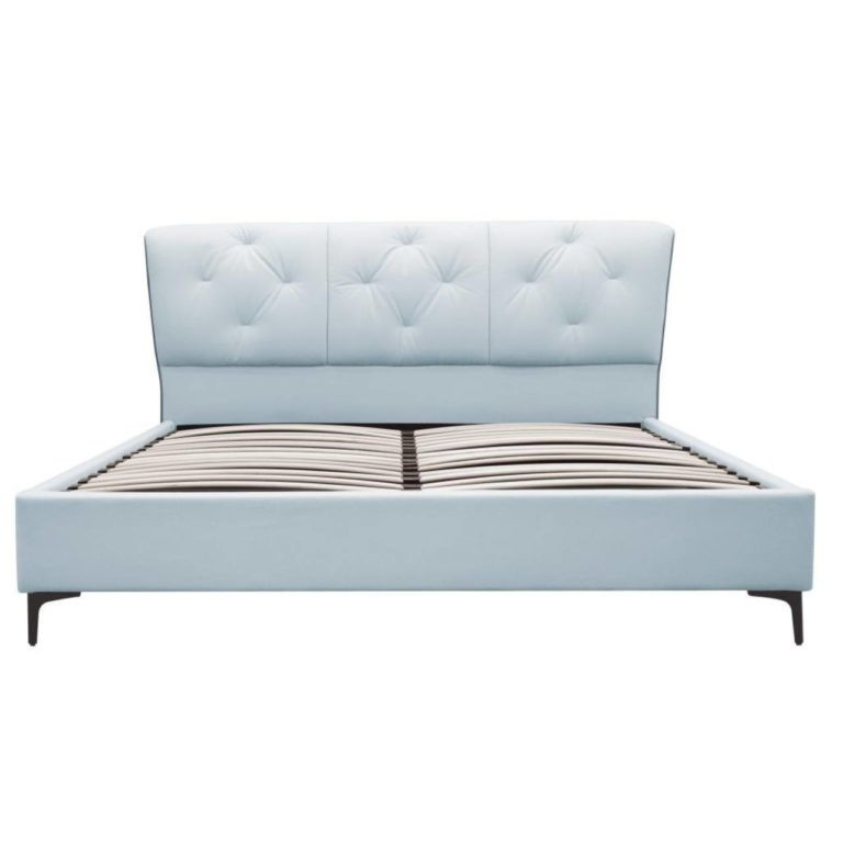Кровать с подъемным газовым Avn- BIANCA 160 Light Blue