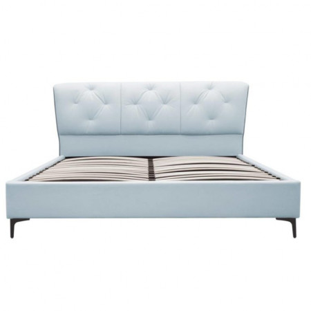Кровать с подъемным газовым Avn- BIANCA 160 Light Blue