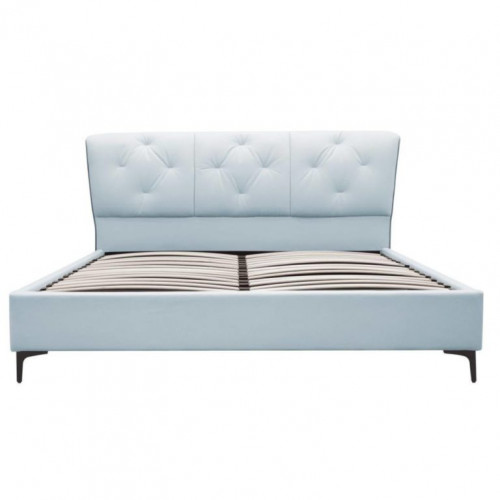 Кровать с подъемным газовым Avn- BIANCA 160 Light Blue