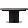 Стол обеденный модерн CON- ALBURY (Олбери), MARBLE GLASS BLACK