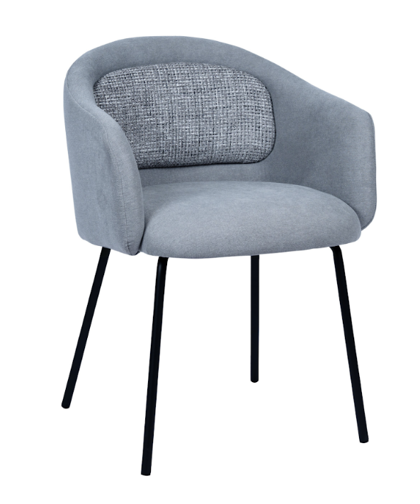 Стул обеденный VTR- М-242 туманный серый + черный