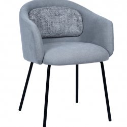 Стул обеденный VTR- М-242 туманный серый + черный