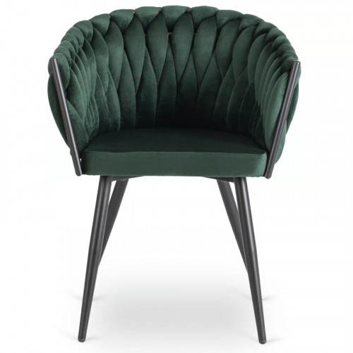 Кресло Ont- ELENA Зеленый велюр