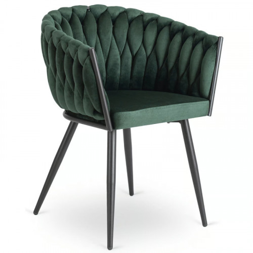 Кресло Ont- ELENA Зеленый велюр