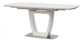Стол МДФ + стекло CON- RAVENNA MATT WHITE 120 см (Равенна Мет Вайт)