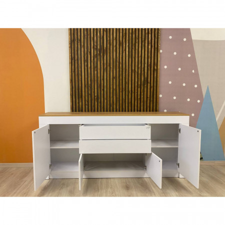 Большой комод LION- Ларри-2 Нимфея альба/Антрацит (LION-041057) 