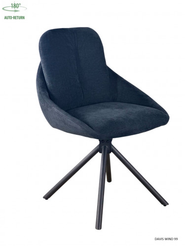 Стул обеденный с автоповоротом ISLA Perfect (черный)