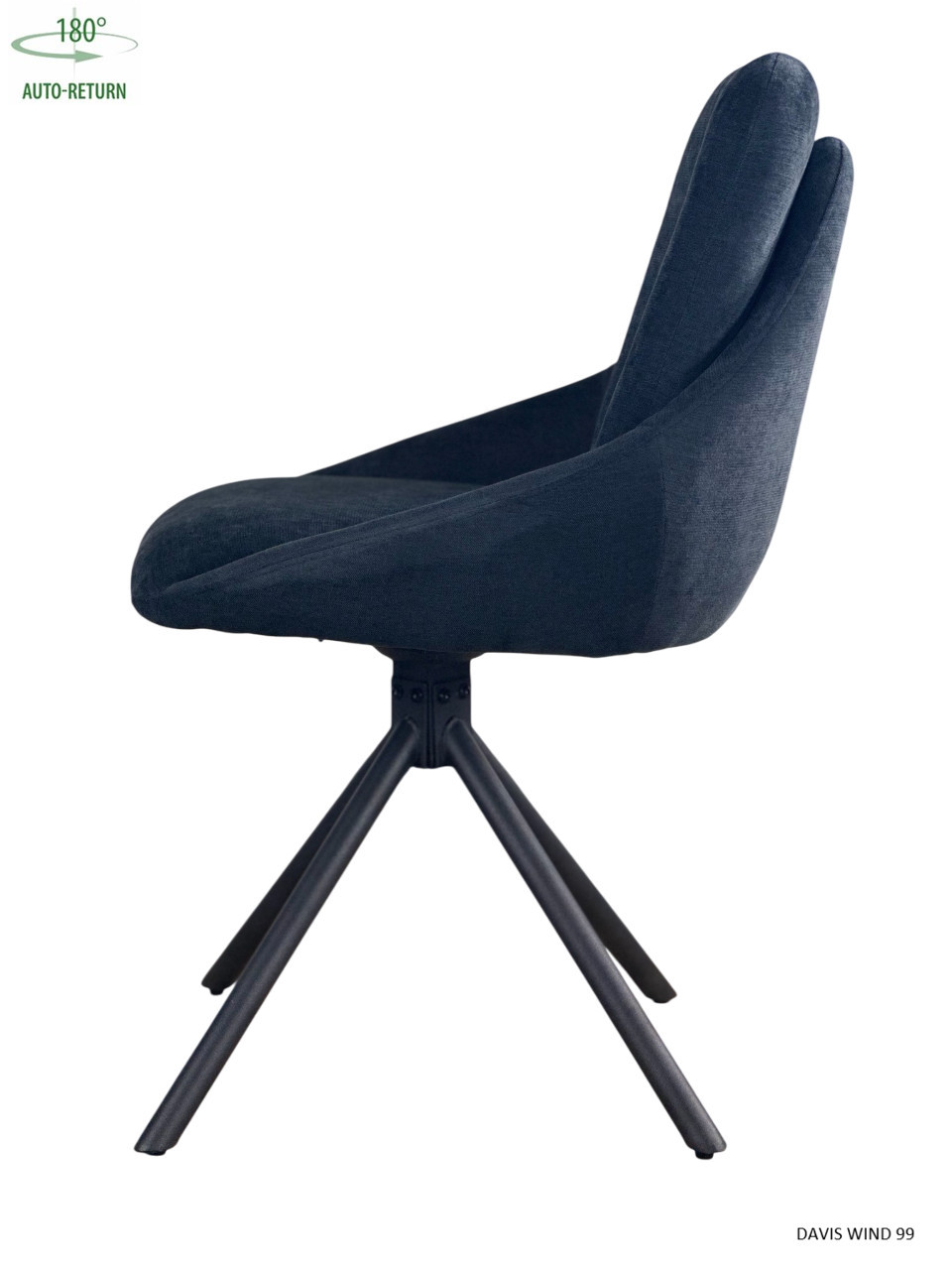 Стул обеденный с автоповоротом ISLA Perfect (черный)