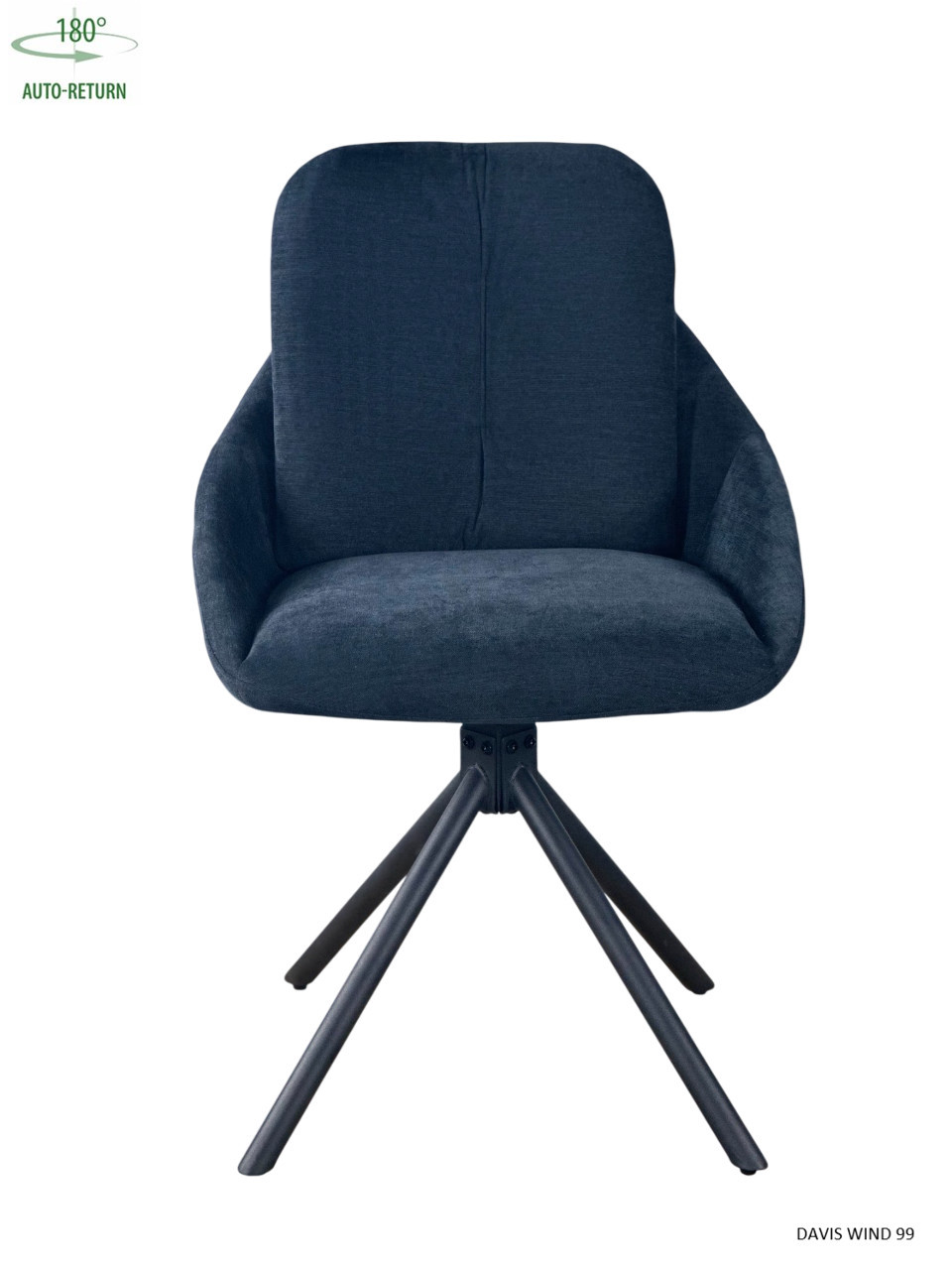 Стул обеденный с автоповоротом ISLA Perfect (черный)