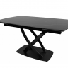 Стол керамический CON- INFINITY BLACK MARBLE 140-200 см 