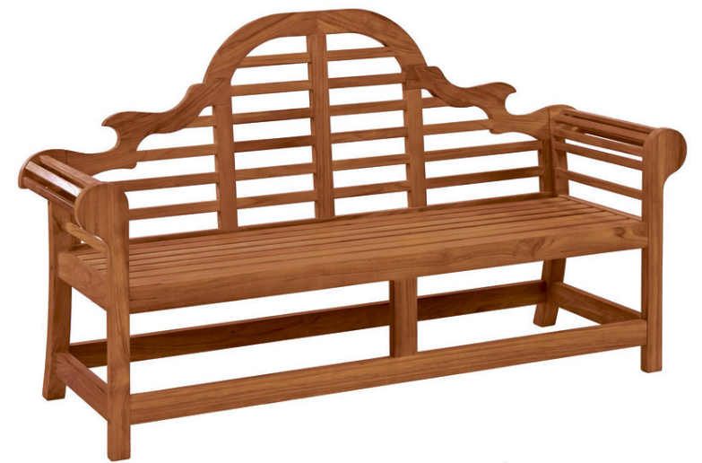 Лавка из дерева Alexander Rose TEA- CORNIS LUTYENS BENCH 1.8M