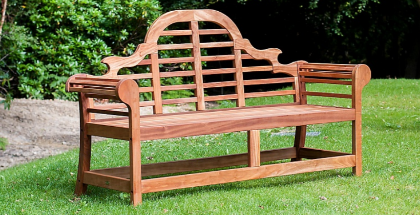 Лавка из дерева Alexander Rose TEA- CORNIS LUTYENS BENCH 1.8M