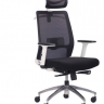 Кресло офисное AMF- Install White, Alum, Black/Black