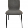 Стул INI- NAVY темно-серый, серый тк./черный каркас