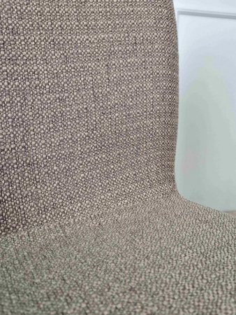 Стул INI- NAVY темно-серый, серый тк./черный каркас