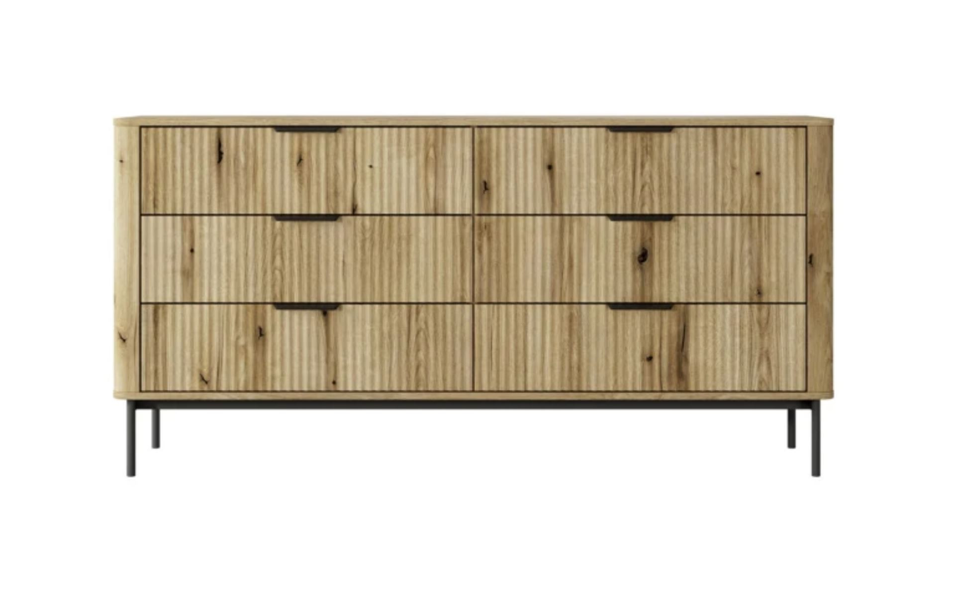 Комод Perfect Home Уилсон / Wilson с 6 ящиками 6S/163 Дуб эвок