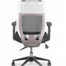 Кресло офисное BRS- Team White/Grey Arm_1D alum-chrome TBG1d_alu-01