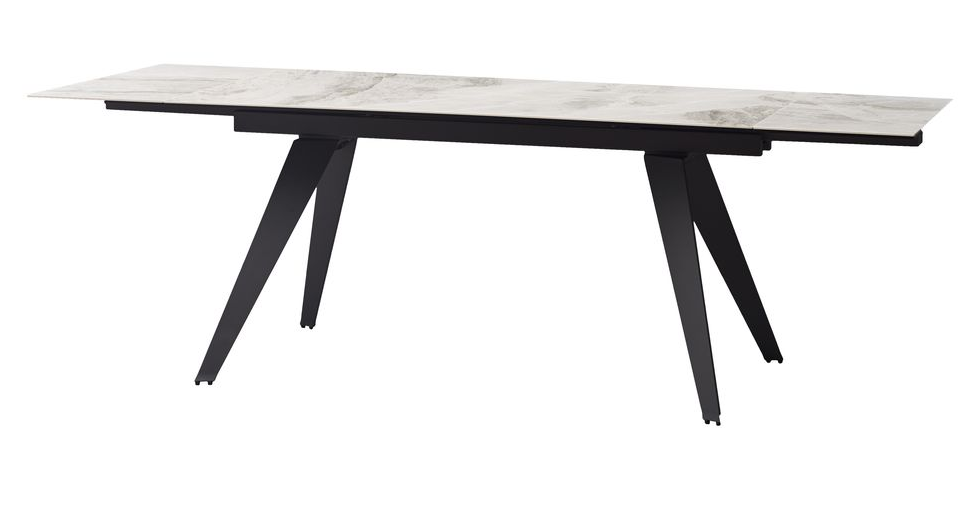 Стол керамический 160-240 см CON- KEEN LIGHT ASH (Кин Лайт Эш)
