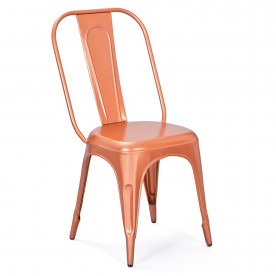 IDEA обеденный медный стул в стиле ретро AIX
