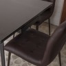 Стол обеденный модерн NL- MOSS керамика черный фиолет