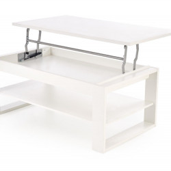 Стол трансформер с подъемной столешницей HALMAR BETTY белый