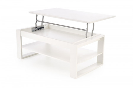 Стол трансформер с подъемной столешницей HALMAR BETTY белый