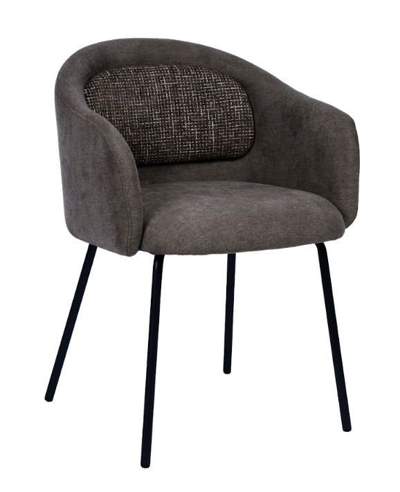 Стул обеденный VTR- М-242 шоколадный + черный 