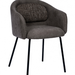 Стул обеденный VTR- М-242 шоколадный + черный 