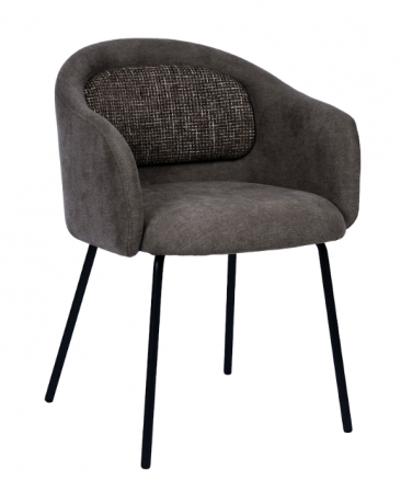 Стул обеденный VTR- М-242 шоколадный + черный 