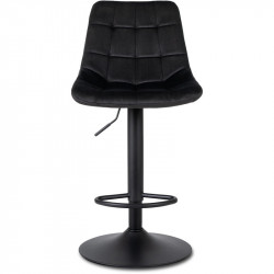 Барный стул Ont- Arcos велюр черный