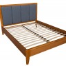 Кровать двуспальная деревянная AWD- Верона (с мягкой вставкой)