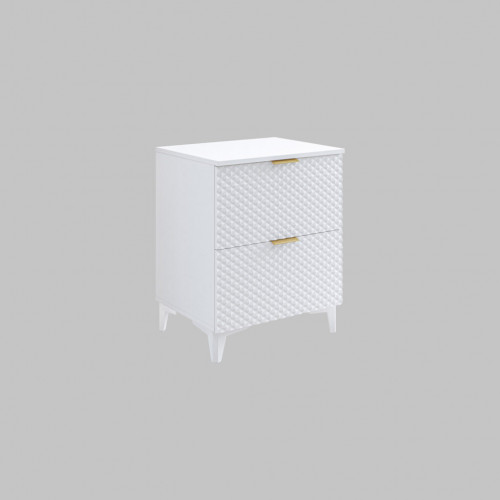 Туалетный столик настенный с 2 ящиками для ванной Helvetia LAURA 3097NM47 (белый)