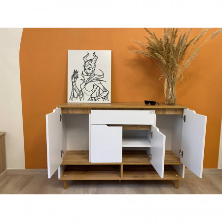 Тумба для обуви в прихожую LION- Салливан Тумба-2 Антрацит (LION-041118)